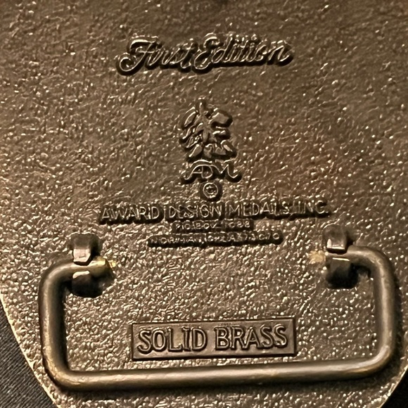 First Edition - State of Minnesota - Solid Brass Belt Buckle - 80’s Vintage - Picture 6 of 8